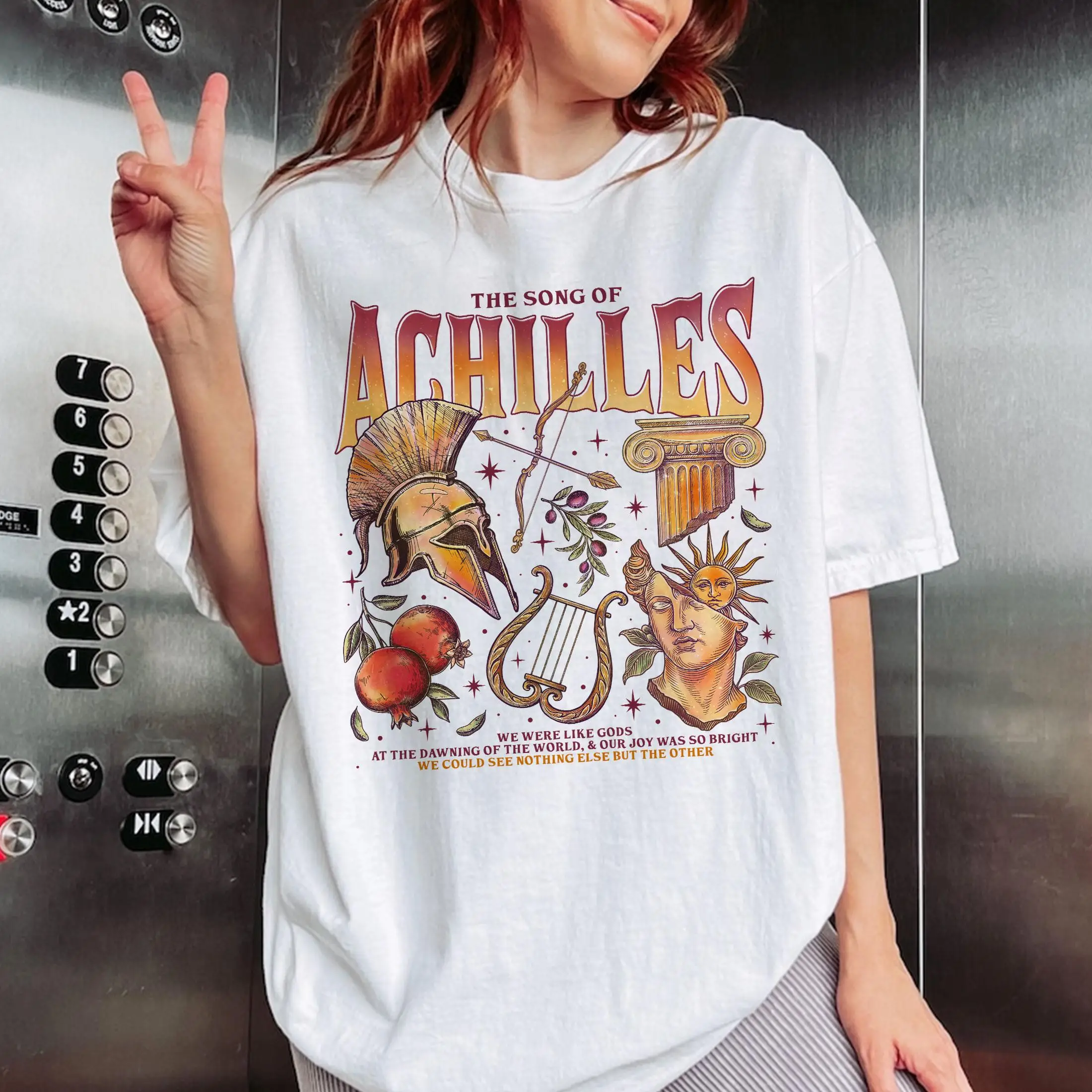 The Song of Achilles T-shirt, LGBT Pride Month Bookish T Shirt, Achilles and Patroclus Gift, Greek Mythology Apparel Tee Shirt