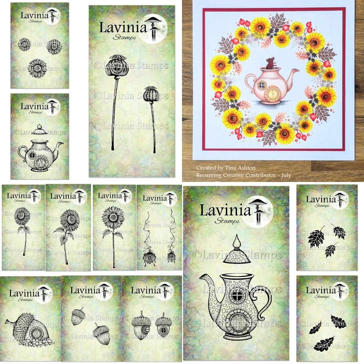 Earl Grey Lodge nueva colección de sellos de té Crepúsculo para manualidades de álbum de recortes DIY plantilla para álbum de fotos decoración hecha a mano