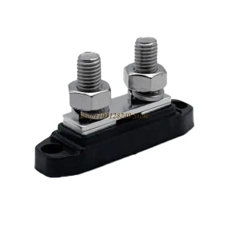 N5KD Bus Bar Terminal Block Power Power Junction Post Block Power Distribution Terminal Block Set 150A 12-48V Durable