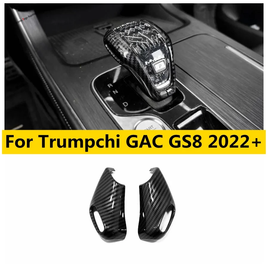 

Transmission Gear Shift Shifter Knob Head Handle Decoration Frame Cover Trim Fit For Trumpchi GAC GS8 2022 2023 Car Accessories