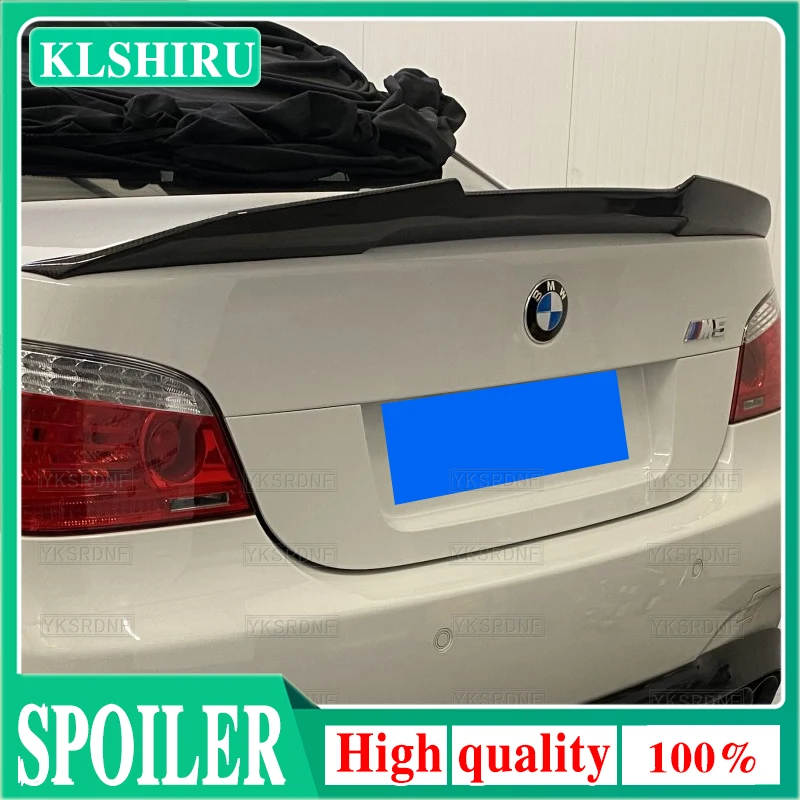 For BMW E60 M5 5-Series 2005-2010 PSM-style Carbon Fiber /FRP Car-styling Sporty Rear Wing Spoiler