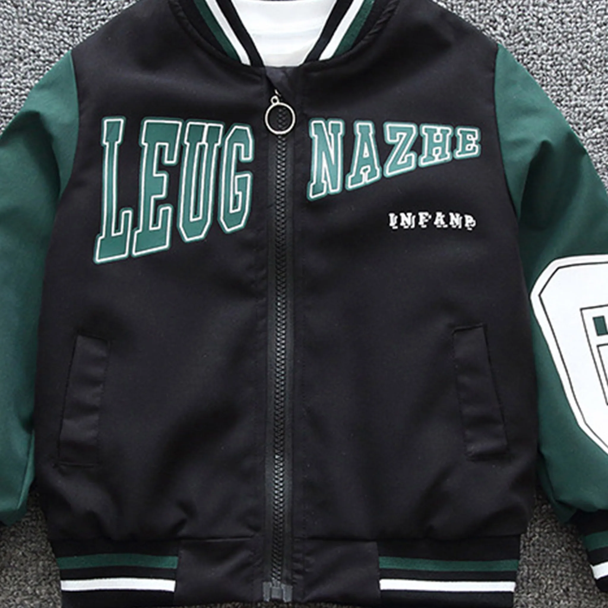 2-12Year Spring Autumn Baby Boys Jacket Letters Pattern Kids baseball uniform Coats For Children Outerwear Teenage Clothing