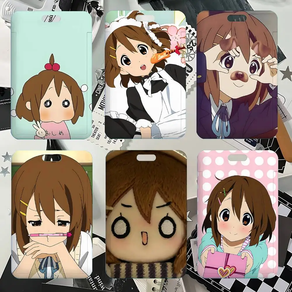 

Y-yui Hirasawa Kawaii NFC бесконтактный выдвижной чехол для карт для студенческих, проездных, удостоверений личности и разрешений на работу