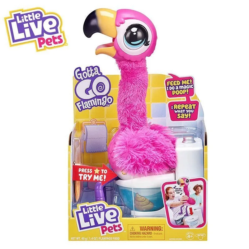Singing and pooping flamingo - kids' electronic singing toy pet gift