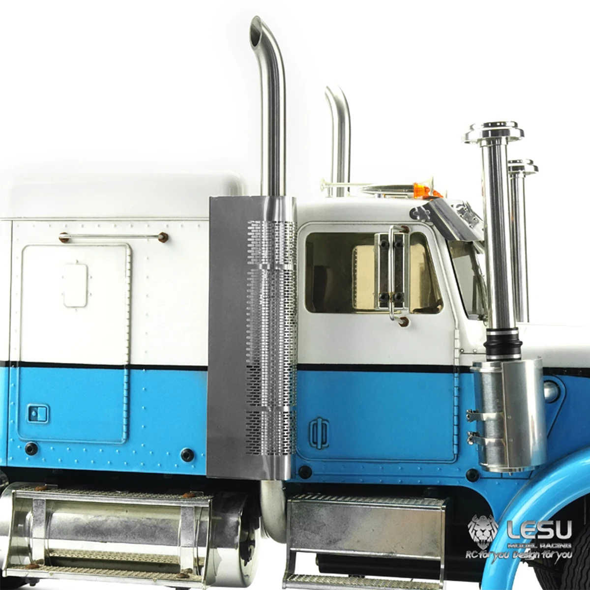 LESU 模擬煙突排気管 GW-K018 アメリカントラックスタイル 1/14 タミヤ RC トラクタートラックキング DIY アップグレードアクセサリー用