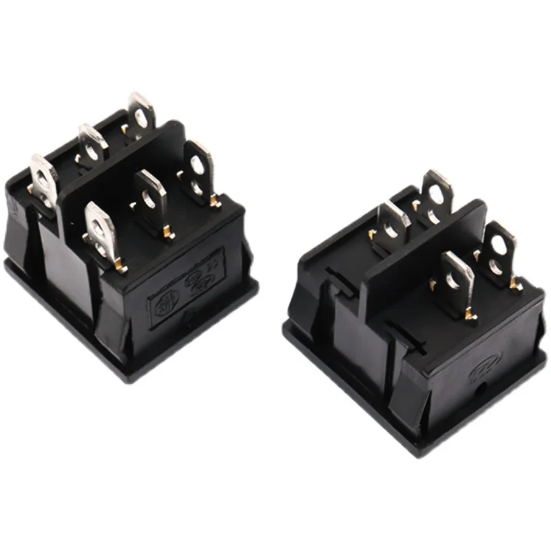 KCD5 21x24mm 21*24mm Rocker Switches Kit 4 Pin 6Pin 2 Position 3 Position 15A/250VAC ON-OFF ON-OFF-ON