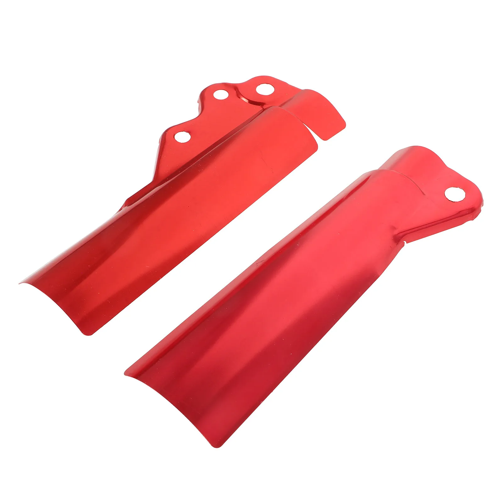 1 زوج غطاء ممتص الصدمات الأمامي سبائك الألومنيوم Splashproof دراجة نارية صدمة حامي كم أغطية معدنية متينة ل #4