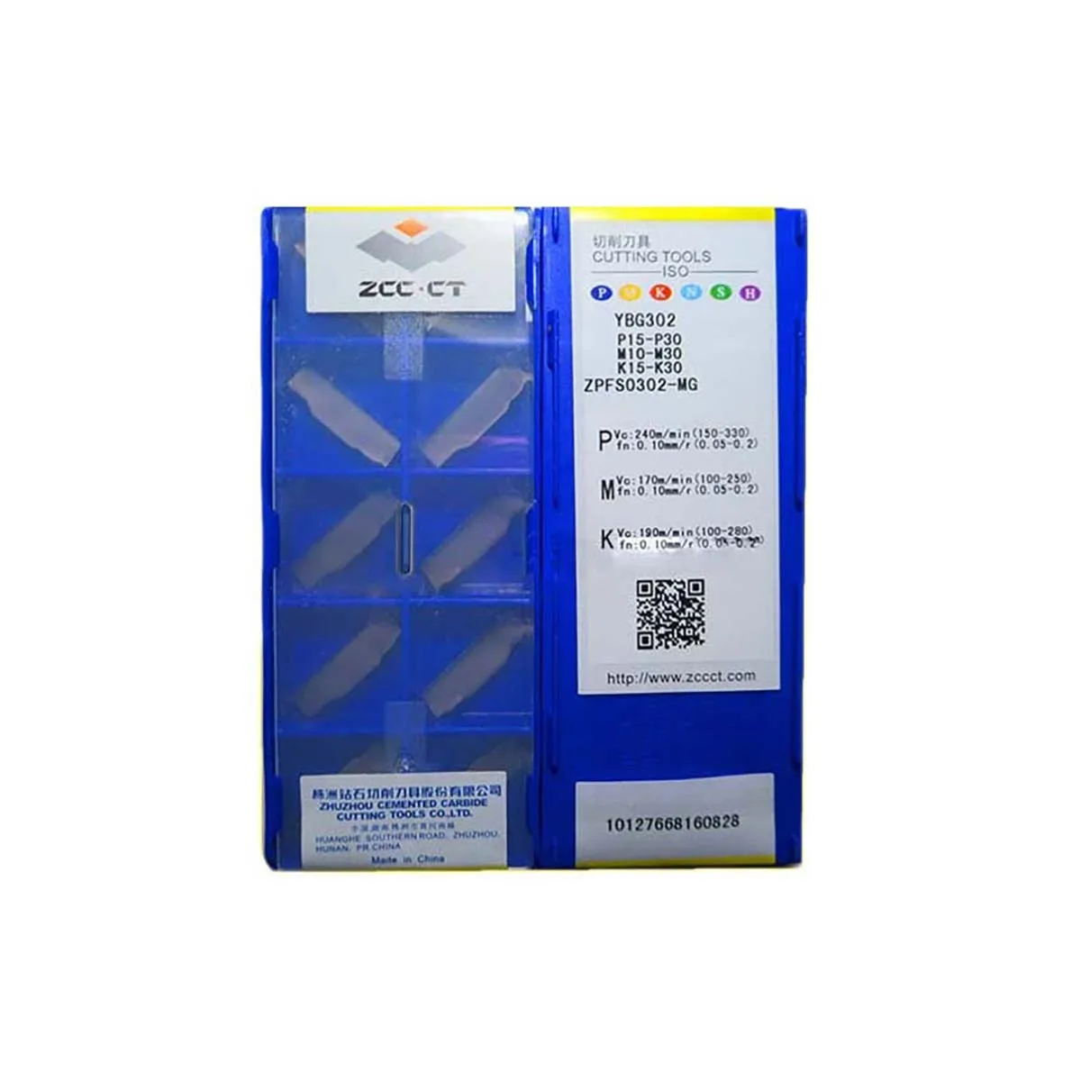 

100% Original ZPFS03 Series 02 MG YBG302 CNC Grooving Tool Inserts