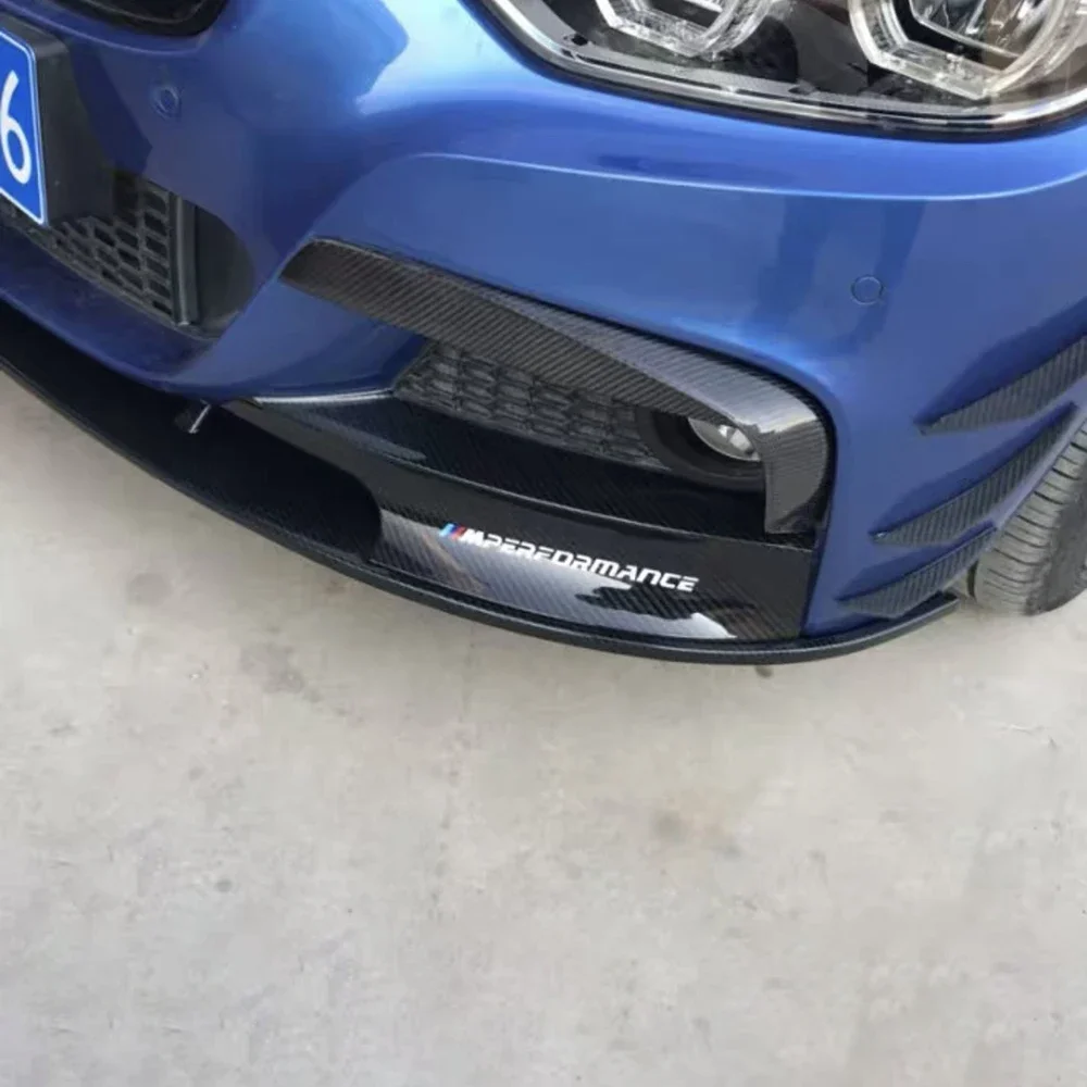 مناسبة لسيارات BMW 3 Series المعدلة MP مجرفة الشفة الأمامية 320 ألياف الكربون الرياضية m طقم الجسم المعدل F30 F35