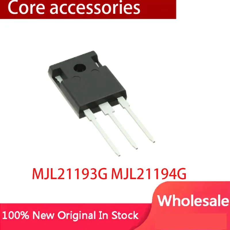 5 Paia (5 Pezzi MJL21193 + 5 Pezzi MJL21194) TO-3PL MJL21193G MJL21194G TO-3P