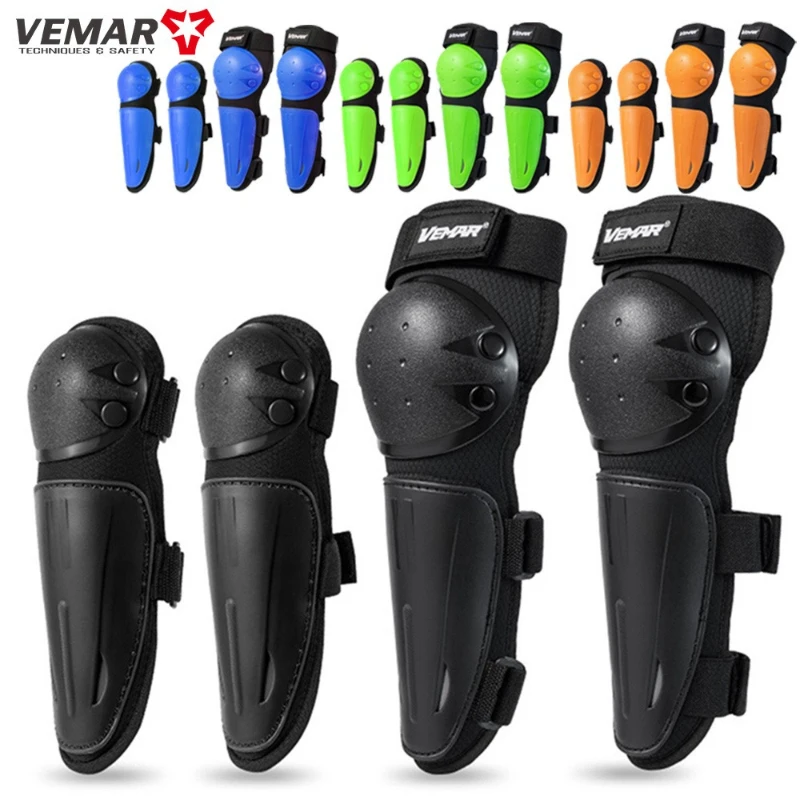 VEMAR ﻿   Équipement de protection pour enfants : protège-coudes et genouillères pour moto, vélo et motocross, anti-chute.