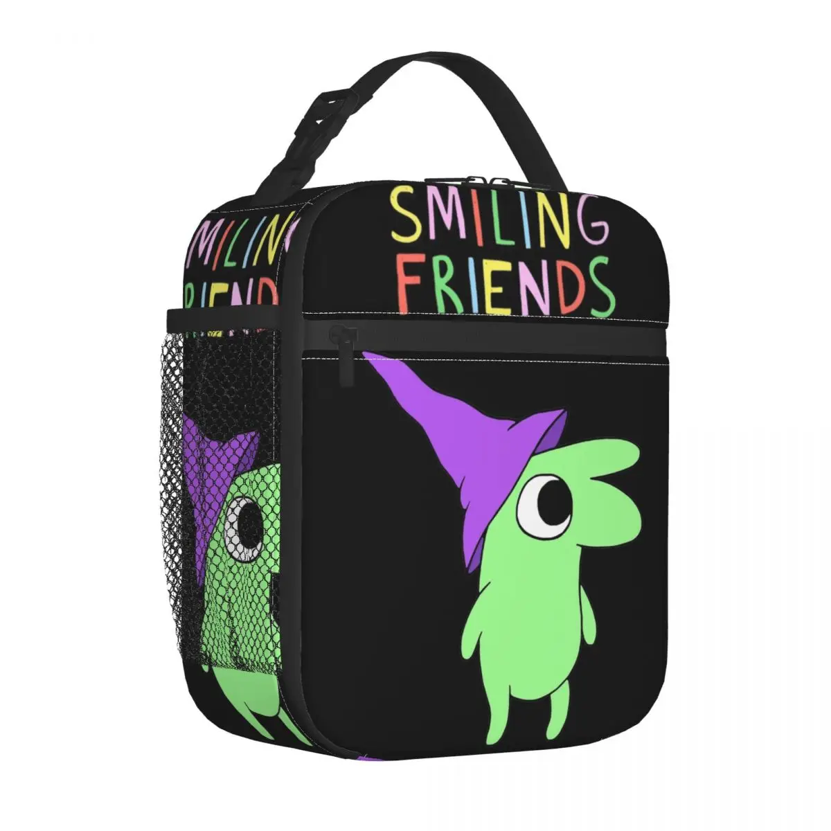 Glep From Smiling Friends Insulated Lunch Bags Portable Meal Container Thermal Bag Lunch Box Tote Office Picnic Men Women