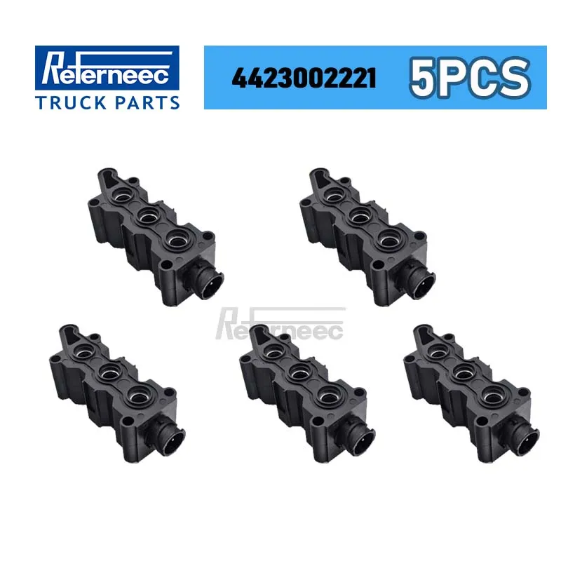 Car Accessories Valve Solenoid 5PCS 4423002221 42531617 81259026185 24V For Wabc O Compressed-air System