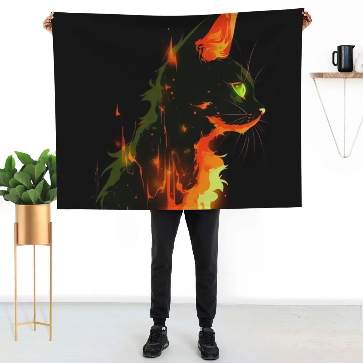 

Firestar Graffiti Throw Blanket Ultra Plush Cozy Blanket for Napping Sleeping