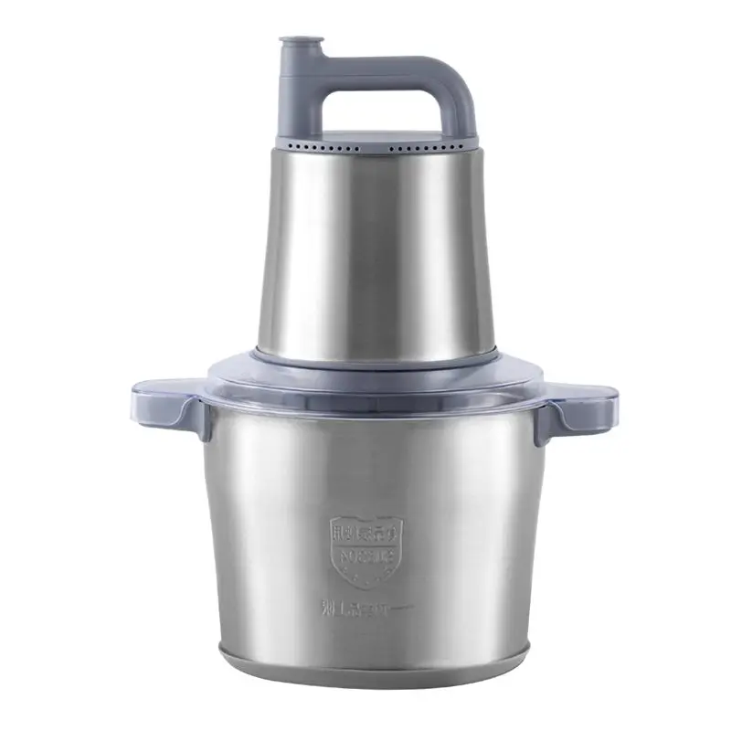 Meat grinder new 6L large capacity high power commercial pepper garlic household meatball beater