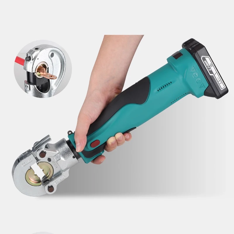 

Mini Rechargeable Electrician's Crimping Pliers ES-300/400 Portable Electric Hydraulic Pliers for Cable Copper Terminal Crimping