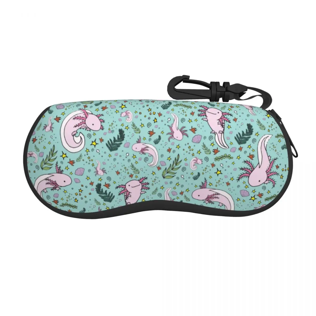 

Axolotl Shell Eyeglasses Protector Cases Cute Sunglass Case Amphibian Relaxolotl Relax Glasses Bag