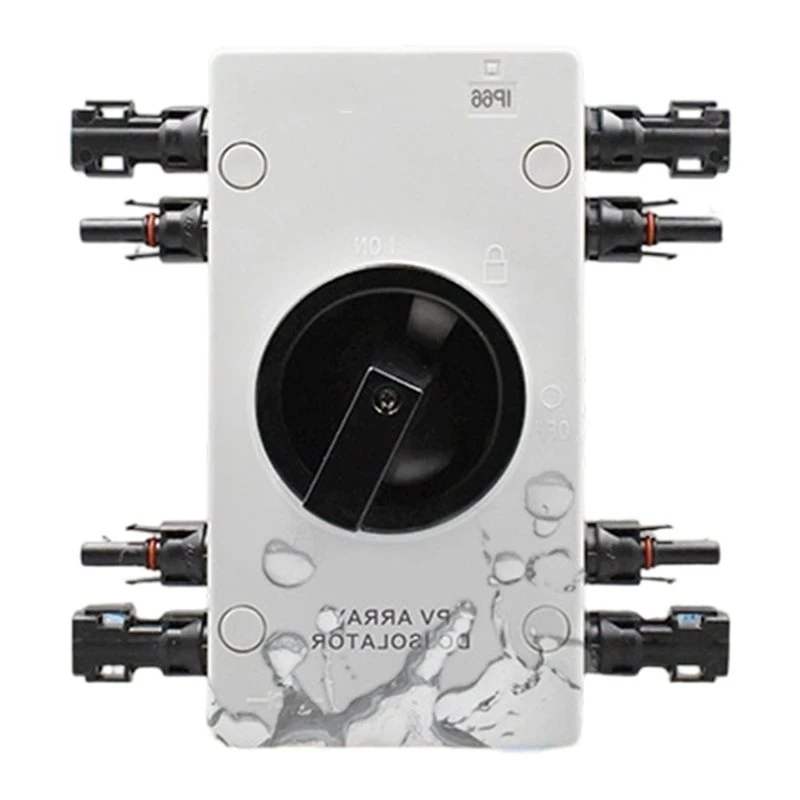 AC62-For -Connector For Solar PV Disconnect Switch 32A DC Isolator Switch IP66 Waterproof For Solar Photovoltaic System