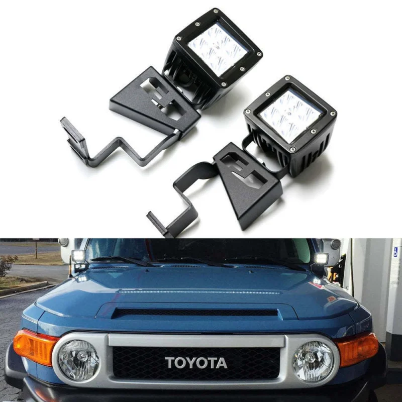 

SAAR 48W LED Light Strip Front Hood Mounting Bracket 2007-14 Cruiser