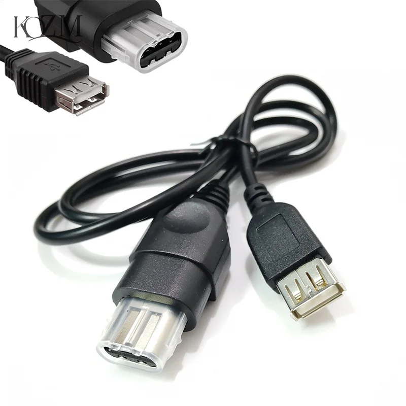 Generation AV Audio Video Composite Wire USB Cable For XBOX Female USB To Xbox Game Controller Adapter Convertion Cable