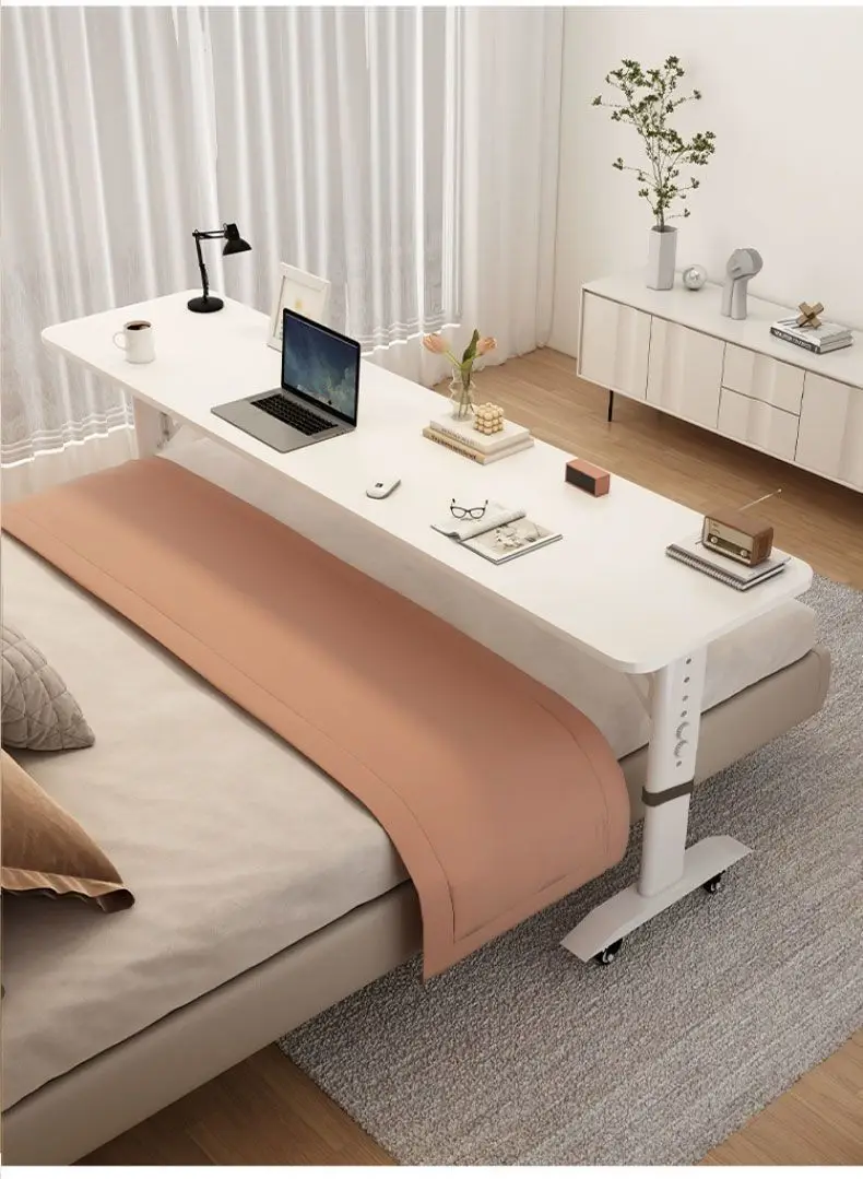 Cross-bed table computer table movable and liftable simple computer table home wall-mounted bedside workbench lazy desk