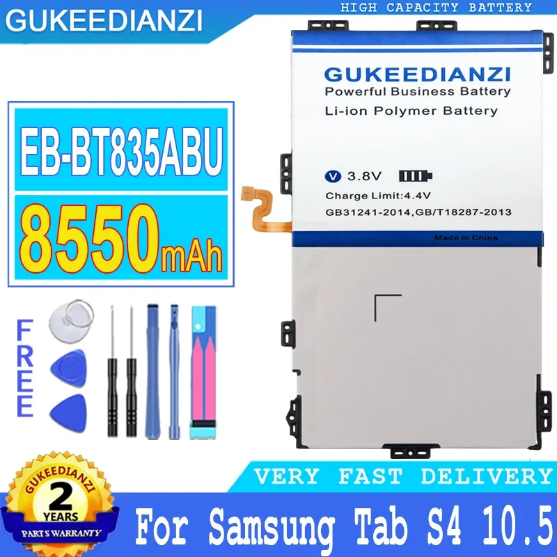 

Аккумулятор GUKEEDIANZI для Samsung Galaxy Tab S4 10,5, EB-BT835ABU T830, T835, T835, большая мощность, новинка