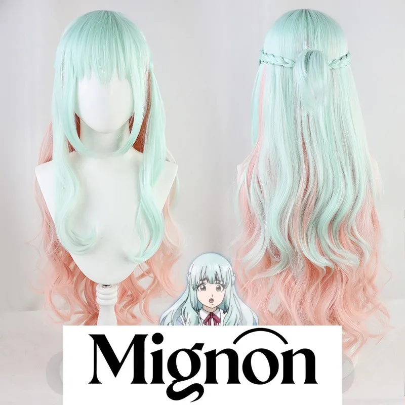 

Высотное вторжение Nirami Kuon, парик для косплея, градиентные вьющиеся волосы, аниме-версия на складе