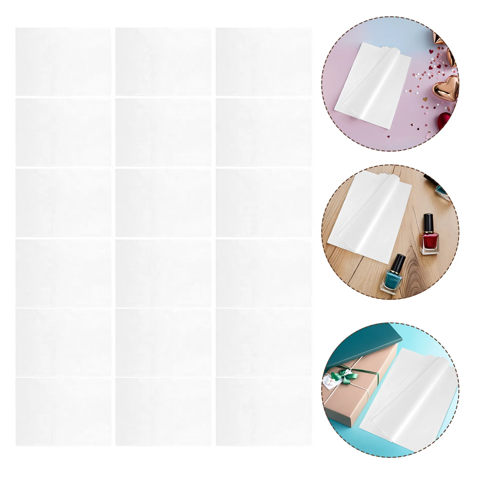 

3pcs 3 Count Wrapping Paper Art Tissue Archival Interleaving Craft White Arts Shipping