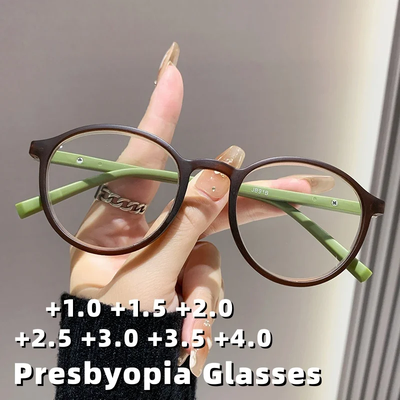 

Stylish Premium Anti-Blue Light Reading Glasses High Definition Ultra-Lightweight Anti-Fatigue Presbyopia Eyewear +1.0 To +4.0