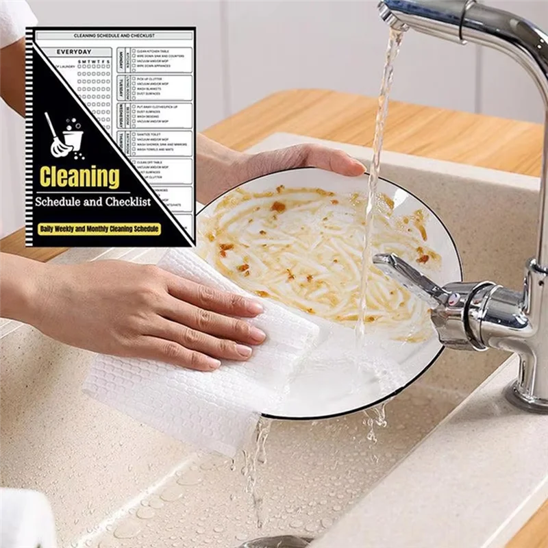 Cleaning Planner Chore List For Adults Cleaning Checklists Planner And Organizer Daily Weekly And Monthly Checklists