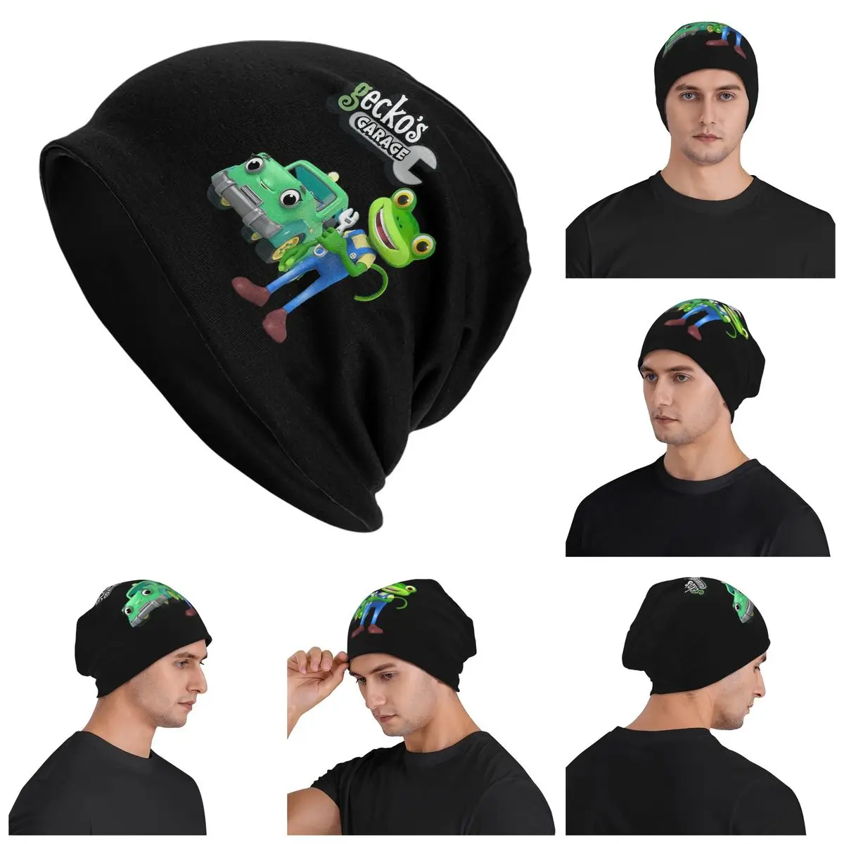 

Tilly The Tow Truck Geckos Гараж Крепление Грузовики Транспортные средства Теплая вязаная шапка Хип-хоп Капот Шапка Осенние шапки Шапки для мужчин и женщин