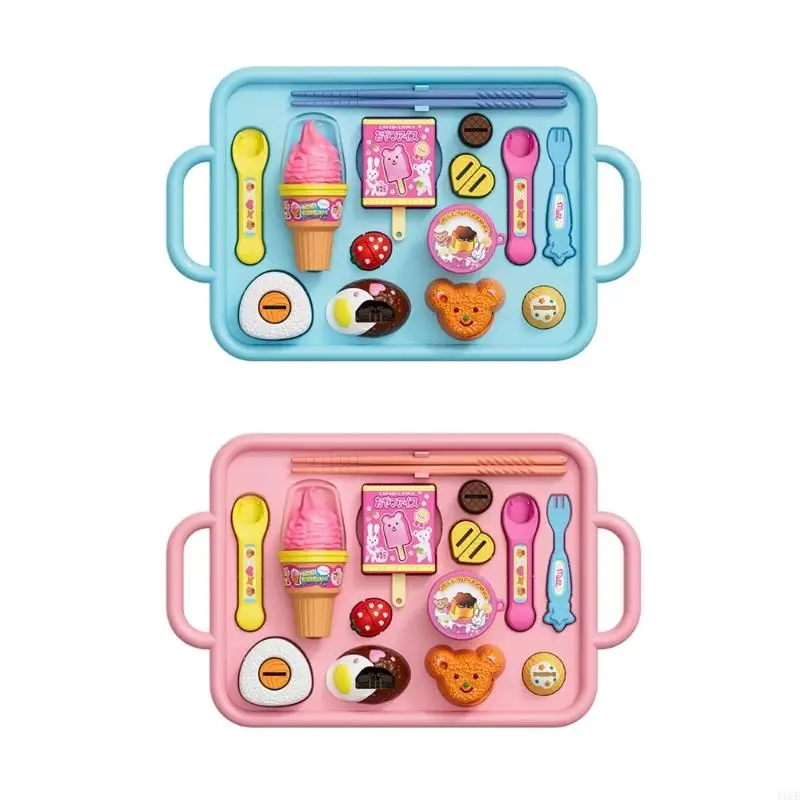 Set giocattoli simulazione cucina per bambini Gioco alimentazione imitazione Facile da riporre e viaggiare