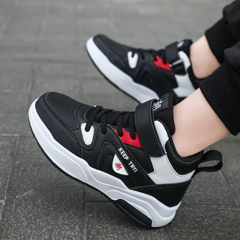 Kids Sneakers Boys Basketball Shoes Soft Sole Tennis Kid Sport Shoes Outdoor Non-Slip Trainer Kid Shoes Sportschuhe Kinder