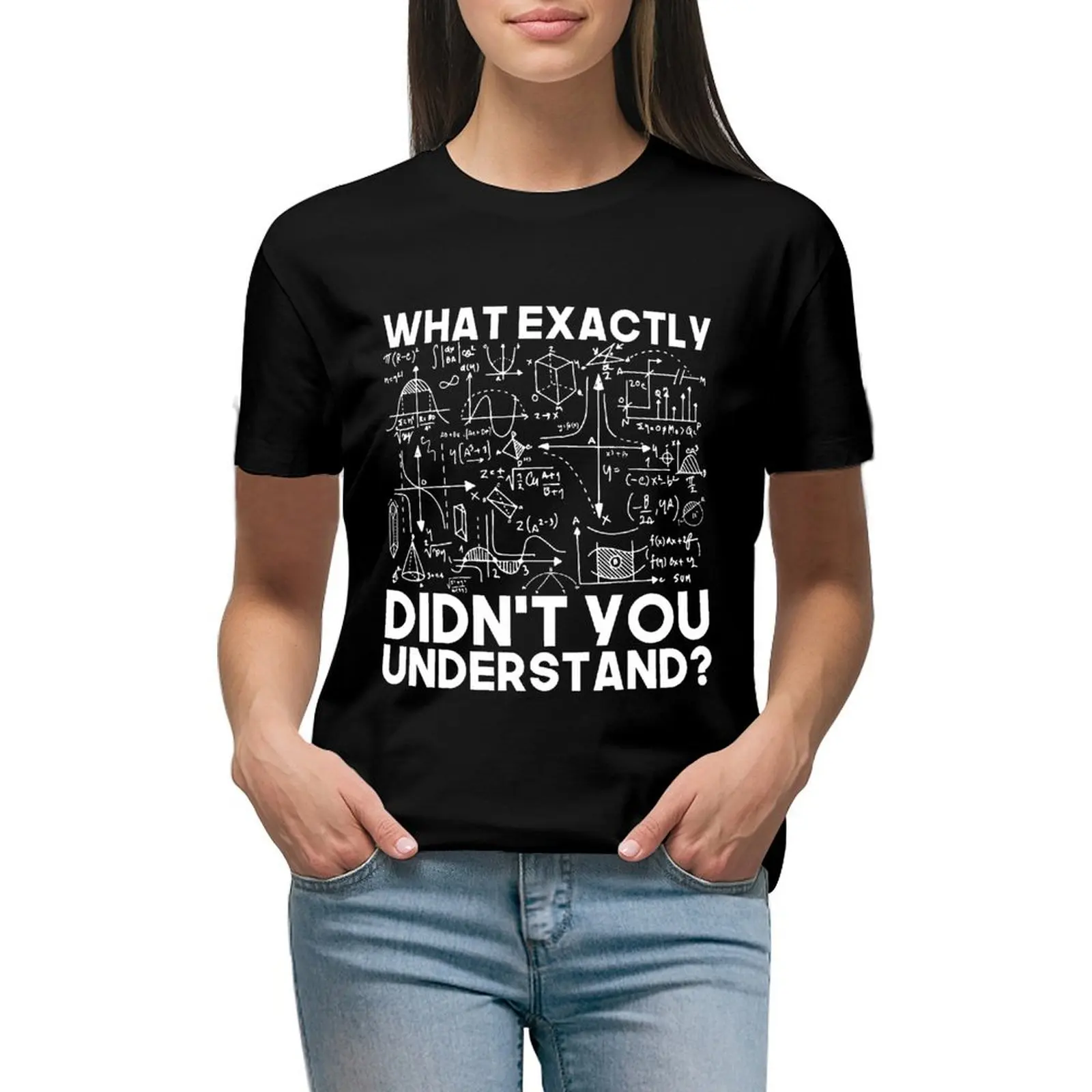 Funny Science Gift Idea Physicist Math Physics T Shirt Graphic Shirt Casual Short Sleeved Female Tee T-Shirt Size S-4XL