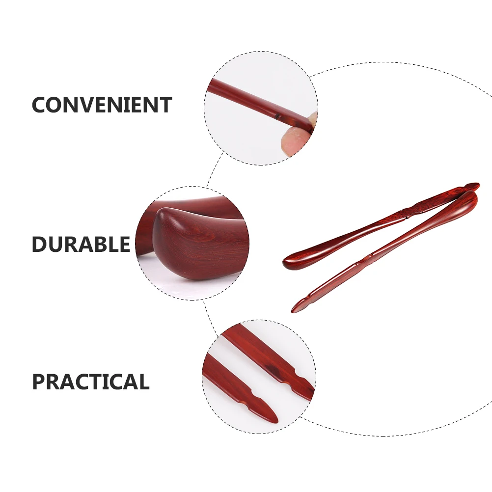 

2 Pcs Dulcimer Red Sandalwood Yangqin Hammer Guest Hammers with Bucket