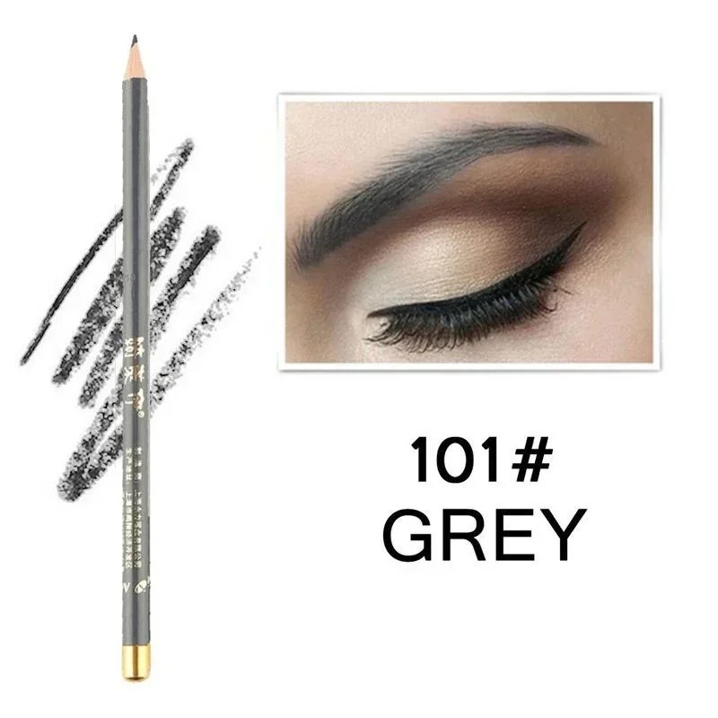 1 Pcs Waterproof Eyebrow Pencil Long-lasting 6 Colors Natural Eye Brow Pencils Brown Black Enhancer Dye Tint Pen Makeup Tools