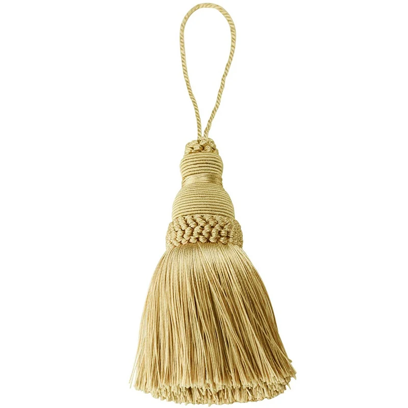 Hanging Rope Silk Tassel Trim for DIY, 1Pc