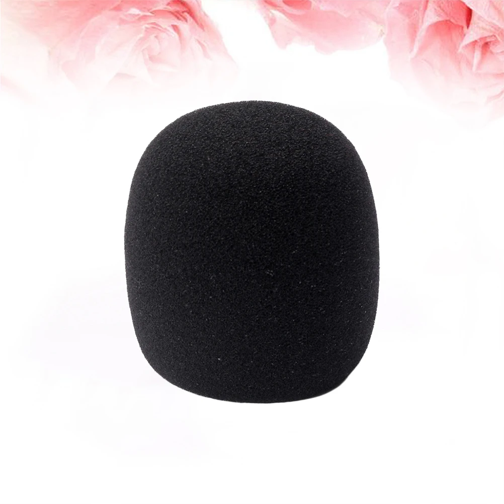 

10pcs 40Mm Microphone Cap Protective Shield Mic Filter Cover For Handheld Stage Microphones Anti- Recording Accessories