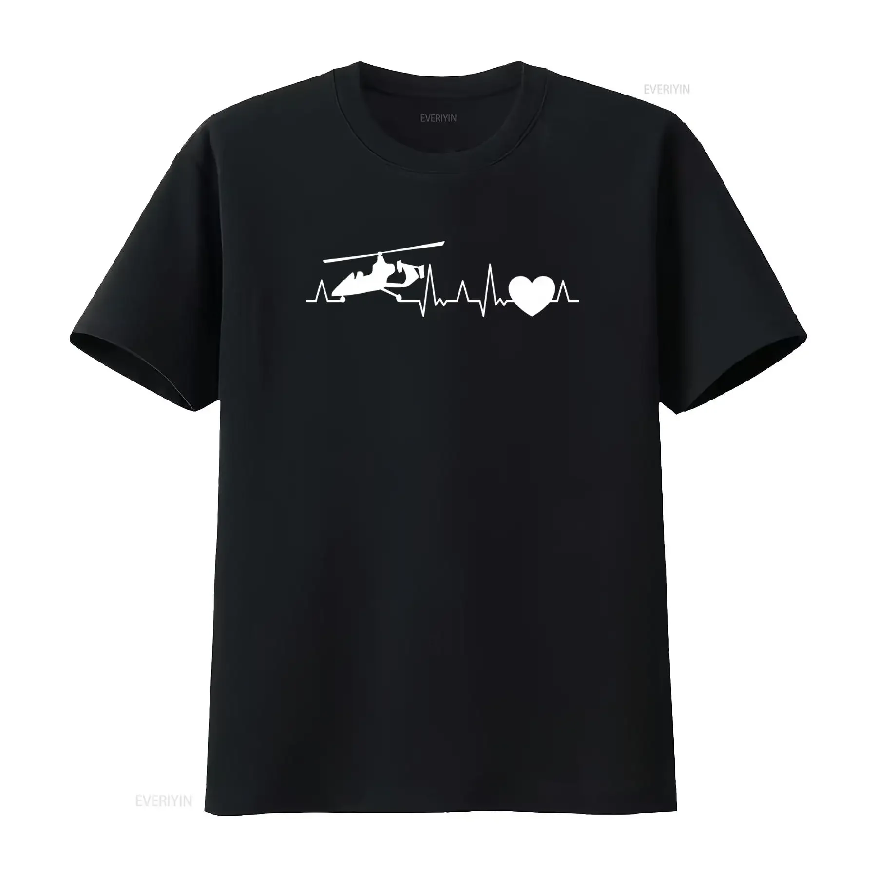 Gyrocopter Heartbeat Autogyro T Shirt for Gyro Pilot Unique Gyroplane Shift Design vintage Washed graphic Unisex Slightly
