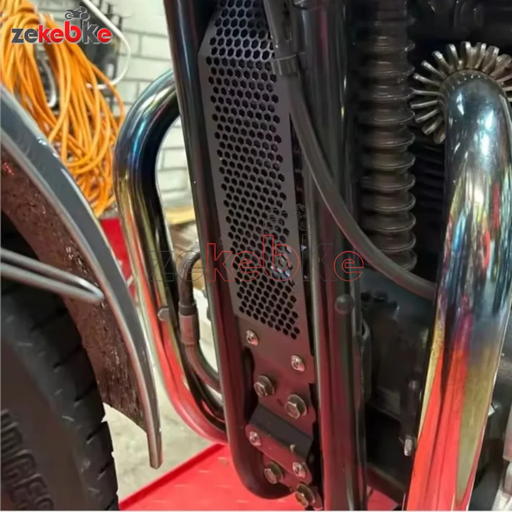 

FOR Thruxton 900 Bonneville T100 / SE Scrambler 900 Motorcycle Engine Skid Plate Bash Frame Guard Radiator Grille Guard Cover