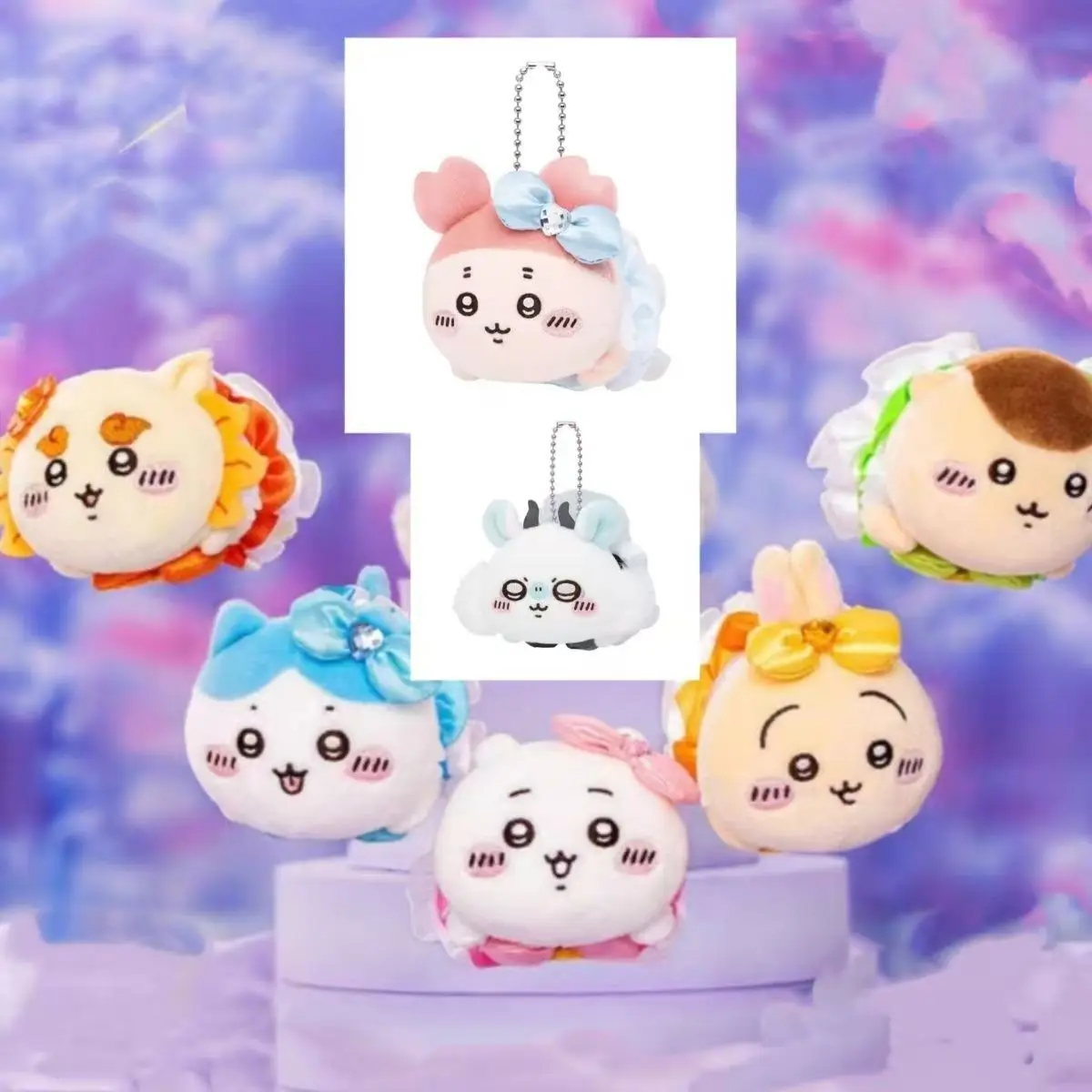 

Chiikawa Tempura Sushi Animation Figures Model Doll Ornaments Cute Toys Usagi Hachiwares Pendant Statue Children Birthday Gift