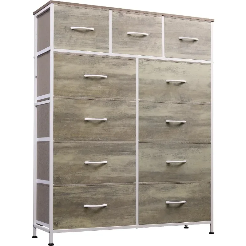 

ZHENXIANG Tall Dresser for Bedroom,Fabric Dresser Storage Tower, Dresser&Chest of Drawers Organizer Unit with 11 Drawers,Storage