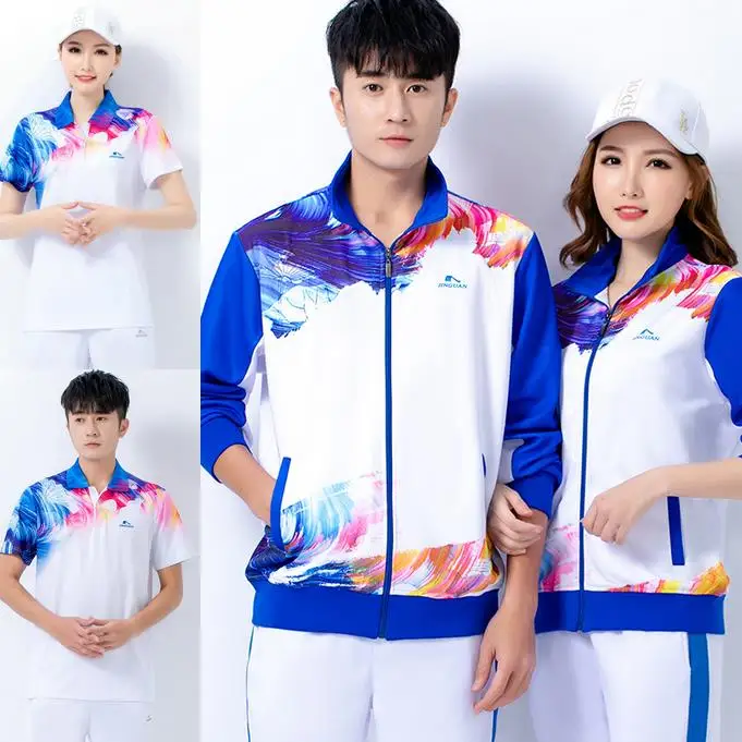 

JinGuan комплект спортивной одежды, футболки Bro Episode гимнастика для мужчин и женщин, волонтер orms Fitn Cetition up, наряды