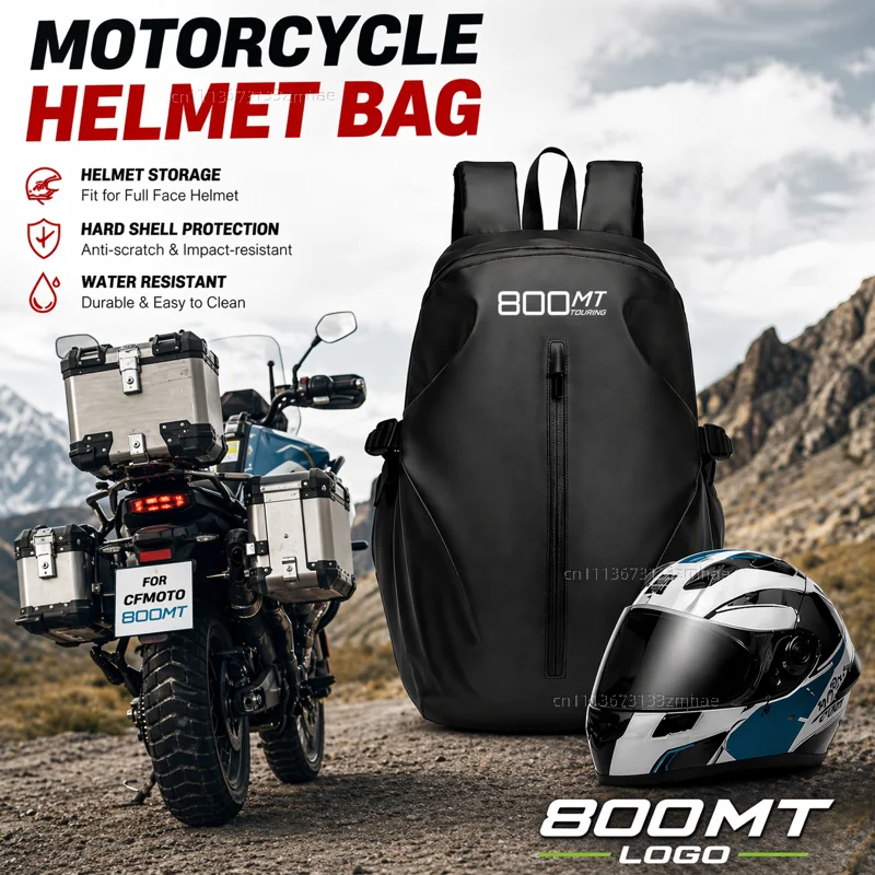 

Knight Backpack Motorcycle Helmet Bag Travel Equipment Waterproof Large Capacity For CFMOTO 800MT 800 MT 2021 2022 CF800 CF