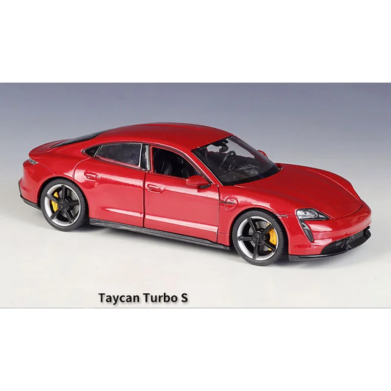 1:24 Skala Diecast Simulator Samochód 911 Taycan Turbo S 911 GT3 RS Model samochodu Aluminiowy samochód sportowy Metalowa zabawka Samochód wyścigowy Zabawka dla dzieci Prezent