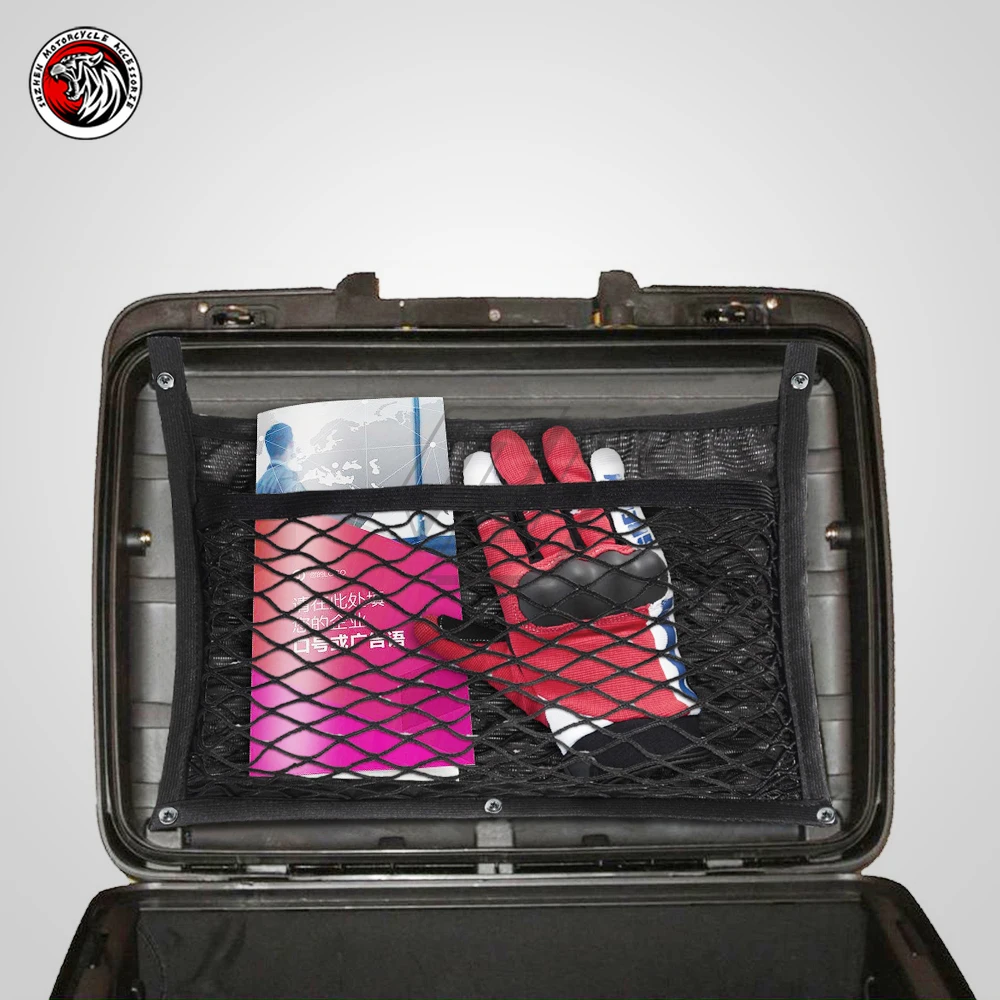 

Storing Gloves Map Vario Case Panniers for BMW GS F650/F700/F750/F800/R850/R1200/R1250 GS Storage Organizer Varia Cargo Mesh Net