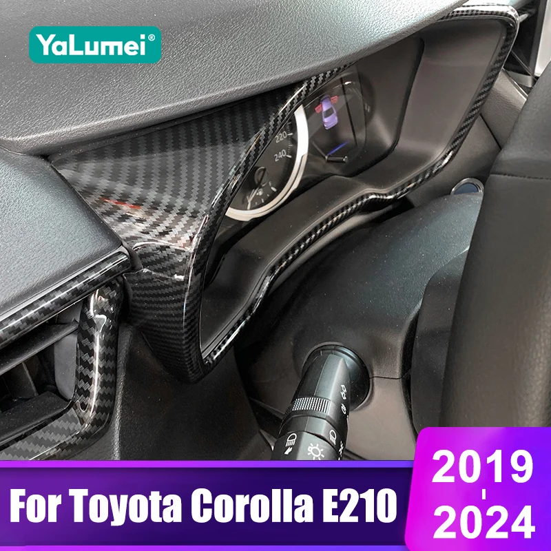 

For Toyota Corolla E210 2019 2020 2021 2022 2023 2024 Hybrid Car Instrument display Speedometer Gauge Cover Frame Accessories