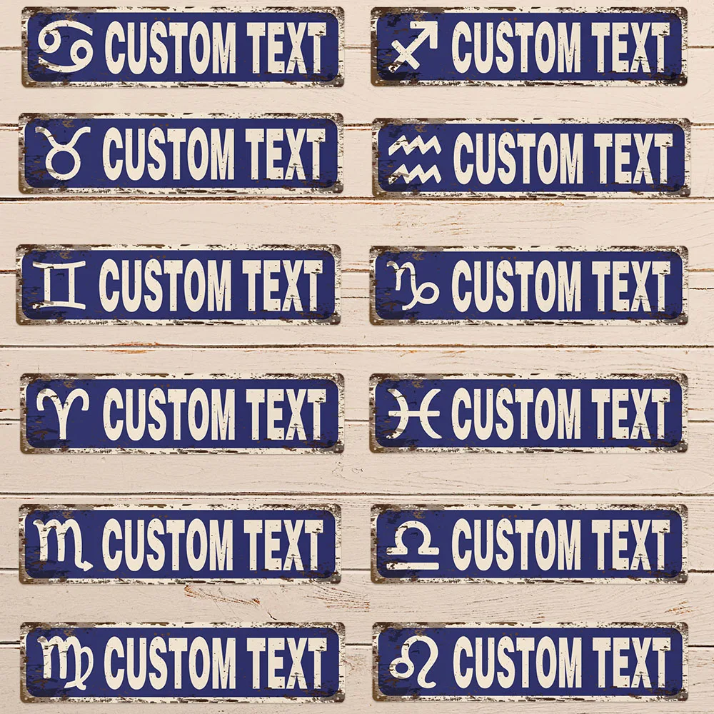 1 customized street sign Fine laser engraving technology Outdoor signage for forest park Multi scene universal metal accessories