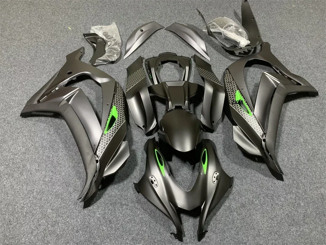 

4 подарка, новый комплект обтекателей из АБС-пластика, подходит для Kawasaki Ninja ZX-10R ZX10R 2016 2017 2018 2019 117 18 19, матовый черный