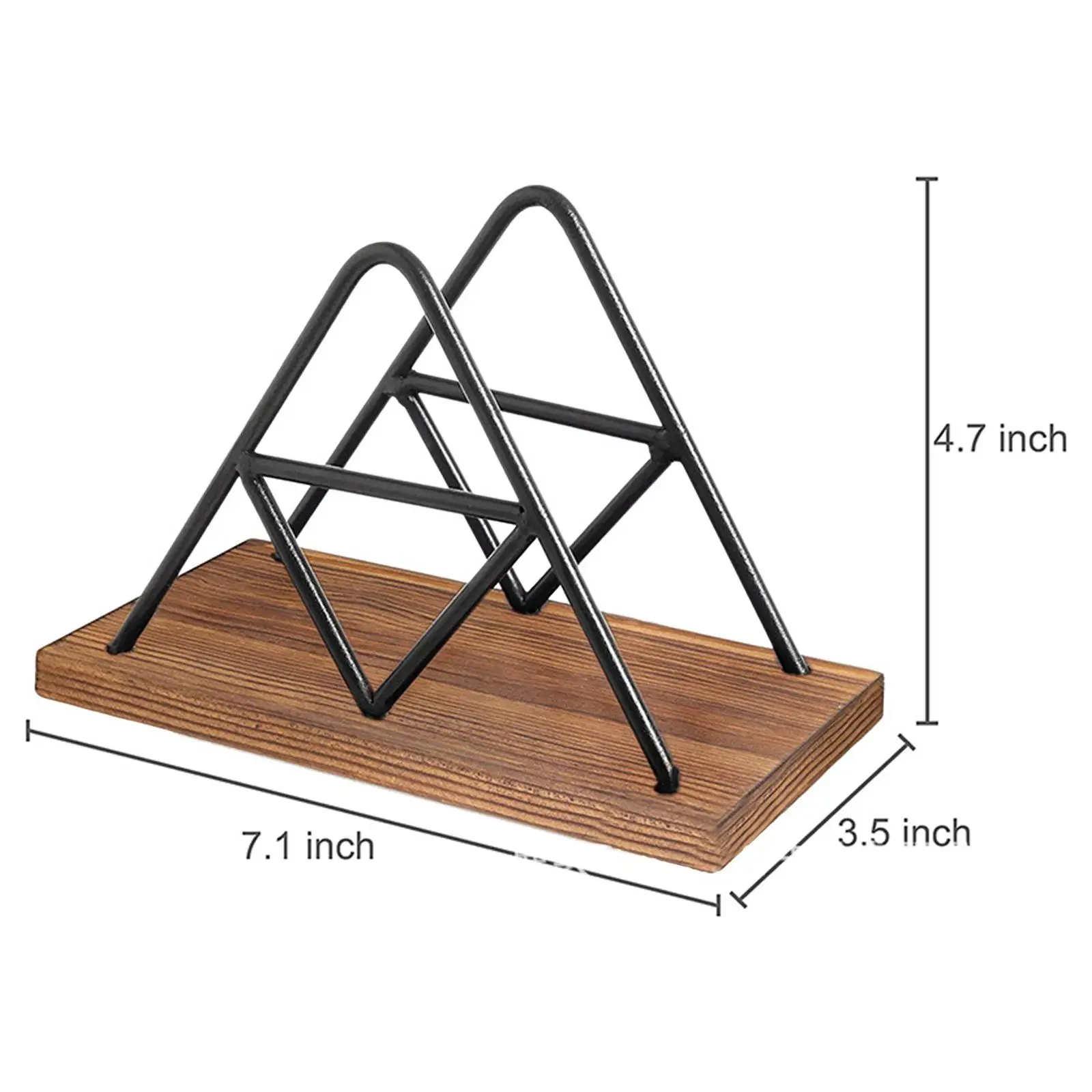 Paper Napkin Holder Organizer Tabletop Paper Napkin Holder Stand for Dining Table Kitchen Countertops Indoor Outdoor Use